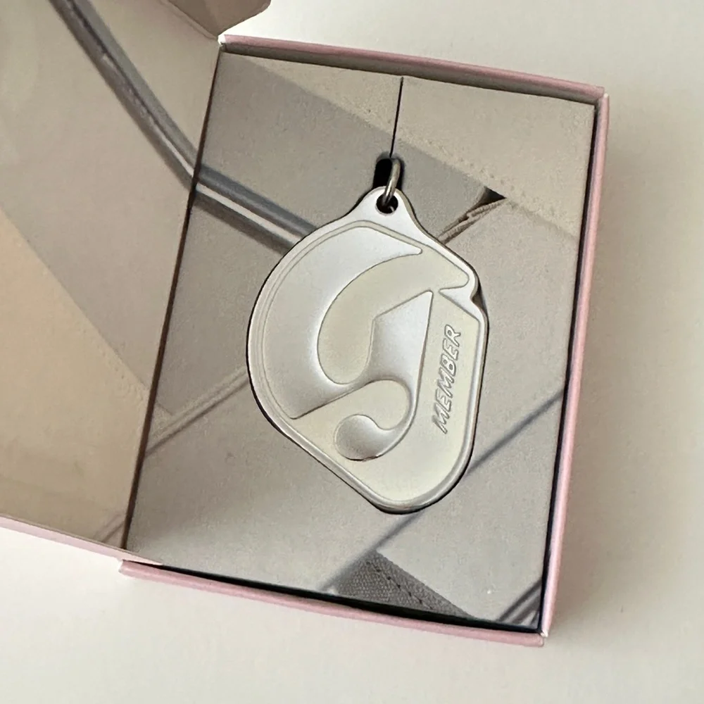 Glossier Members Only Keychain New in Box